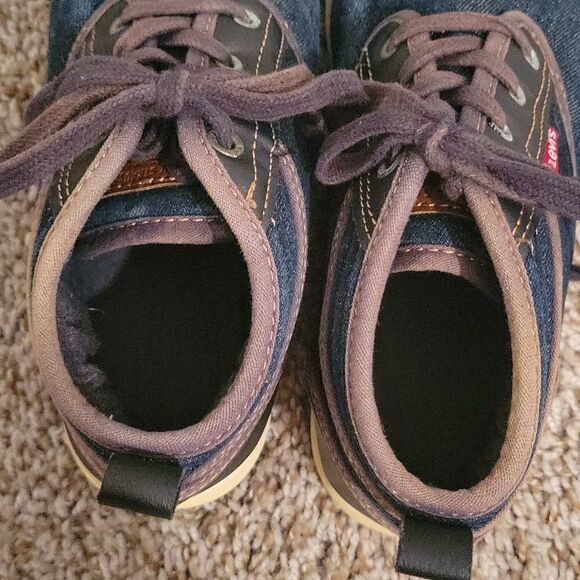 Levi's denim high top shoe size 4.5 - Picture 5 of 7